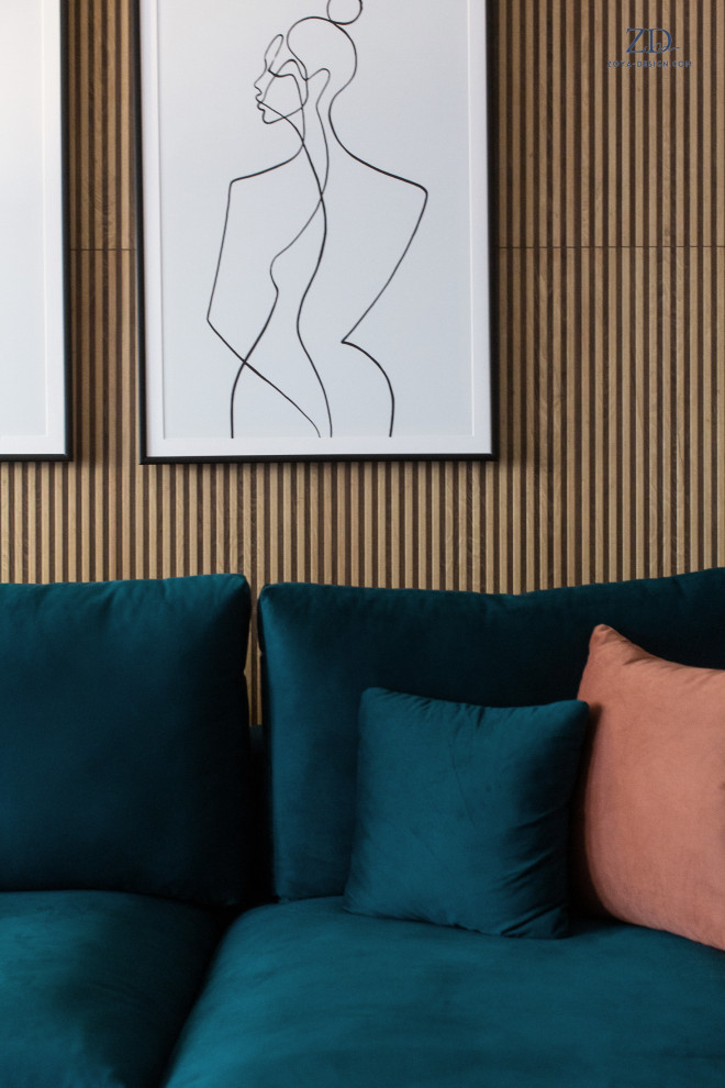 Цвет в интерьере, квартира в Куркино.