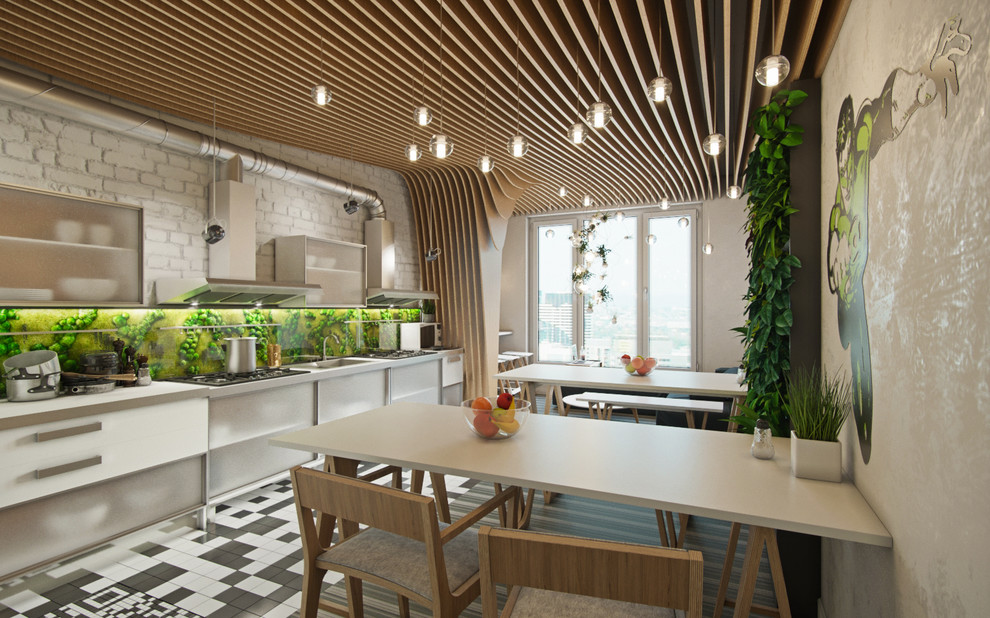 Креативный open space офис IT-компании.