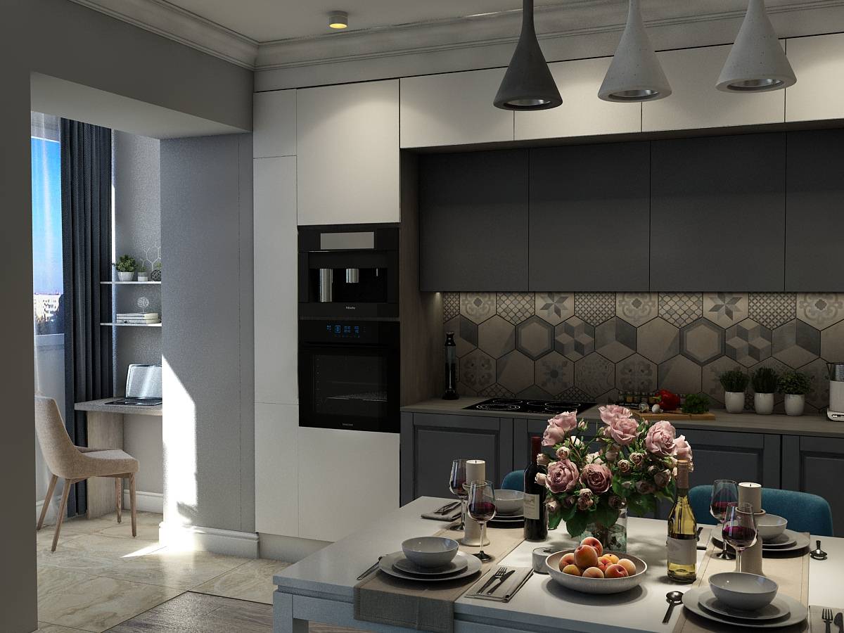 Кухня-гостиная