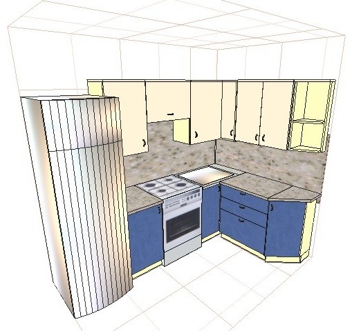 Обложка проекта: Кухонный гарнитур в "Брежневке"