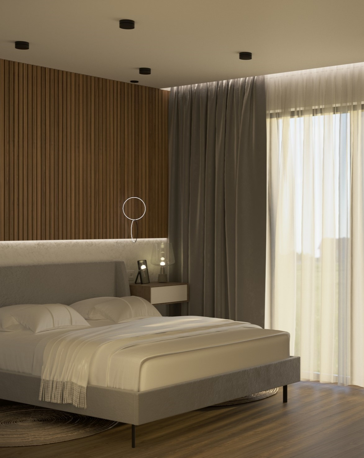 Проект загородного дома в Ленинградской области, стиль джапанди