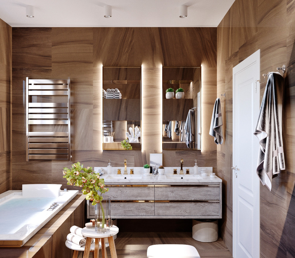 Обложка проекта: Дизайн Ванной в частном доме