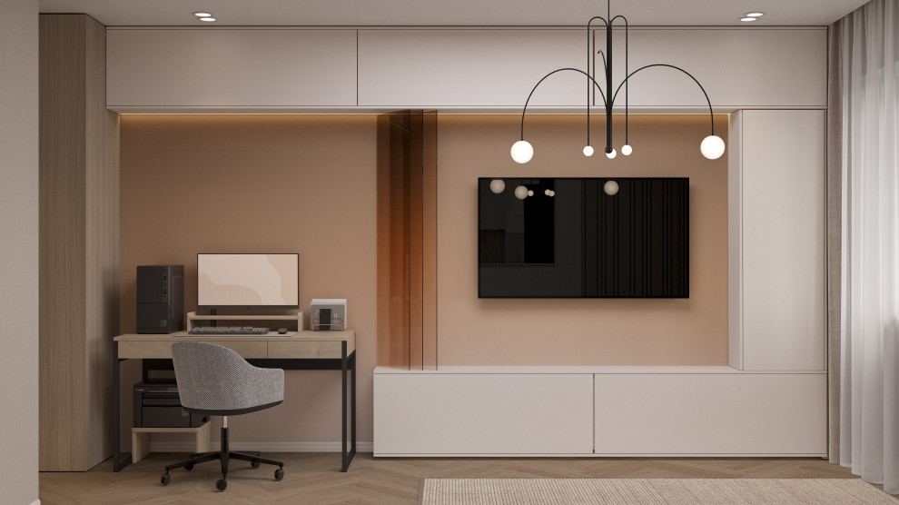 Стильная гостиная. Минимализм и неоклассика.