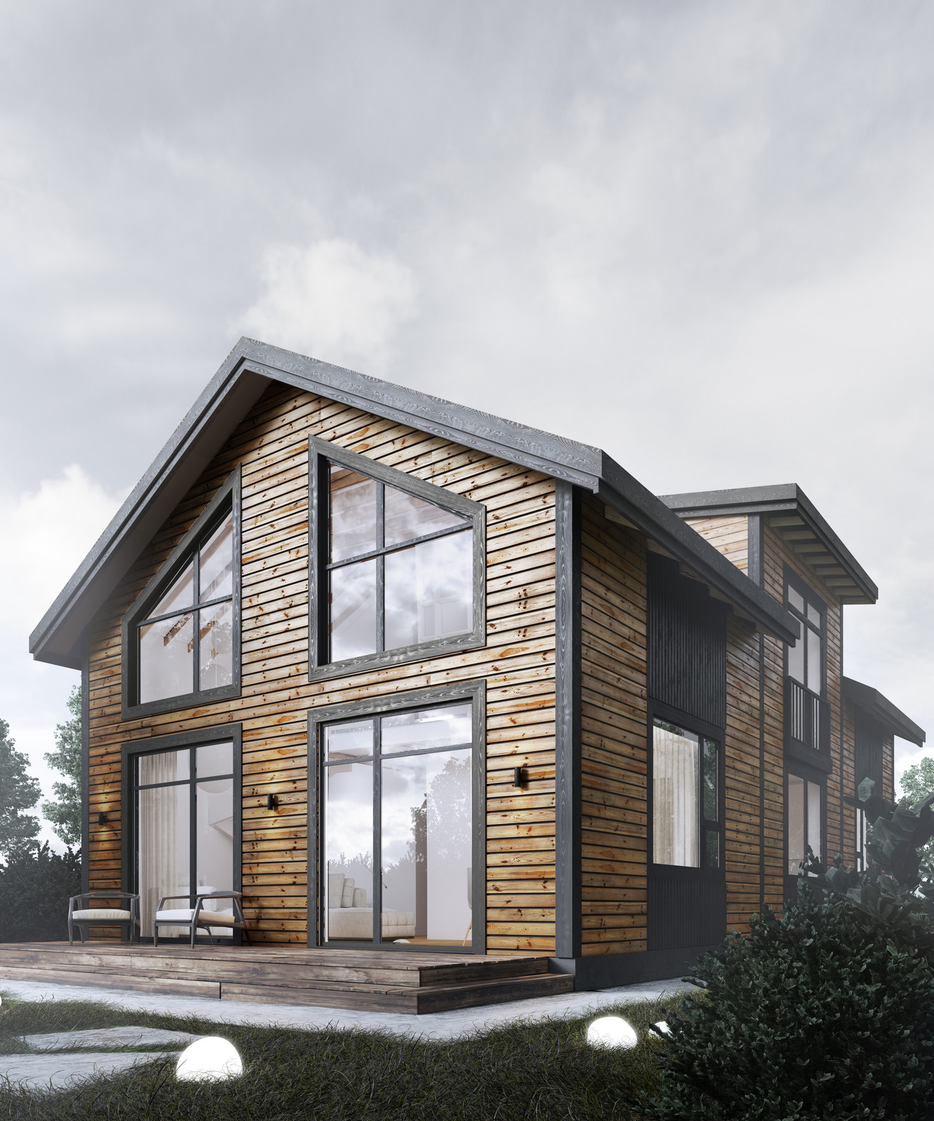 Загородный дом для молодой семьи