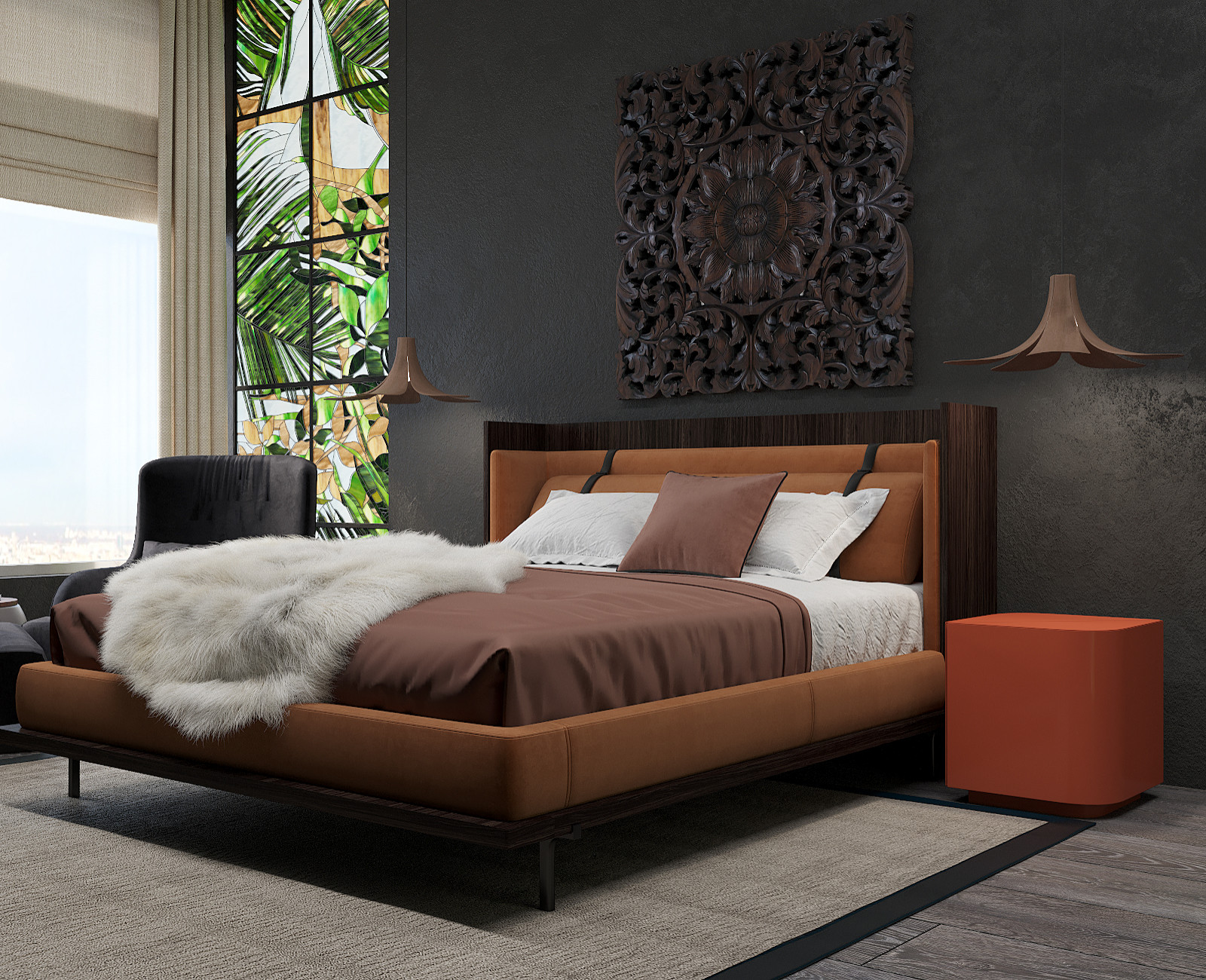 Визуализация спальни