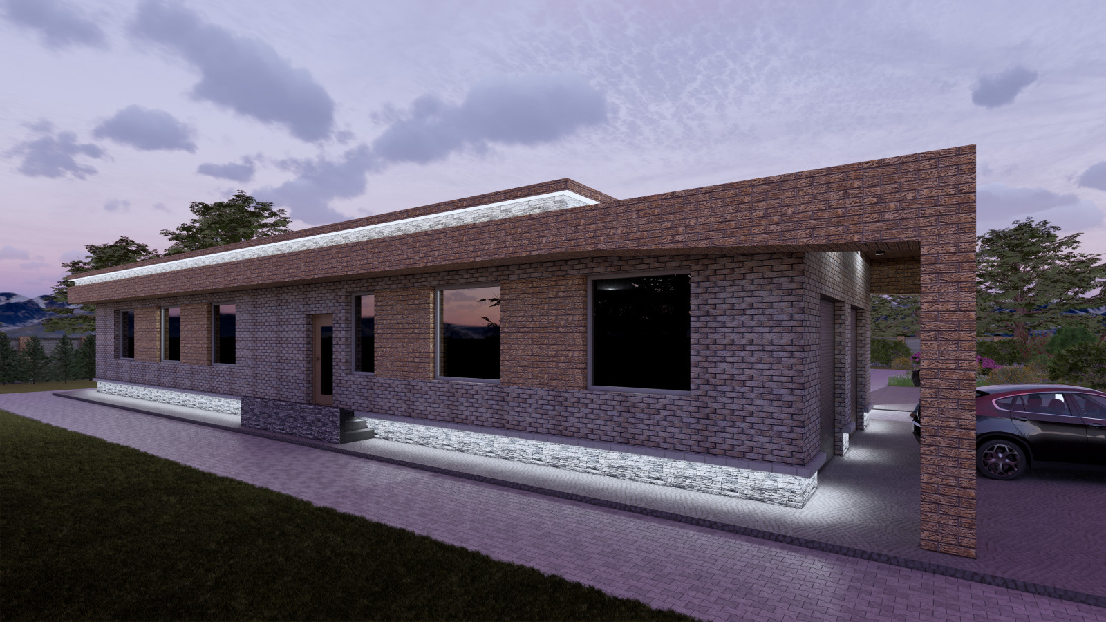 Современный модный жилой дом в Екатеринбурге