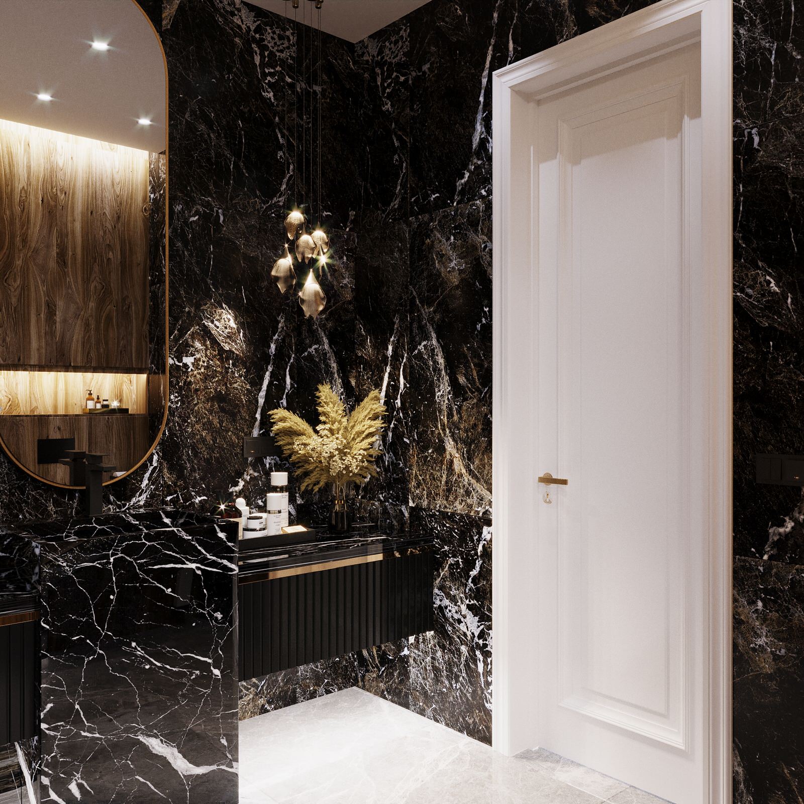 Современный интерьер с характером в жк "Royal park"