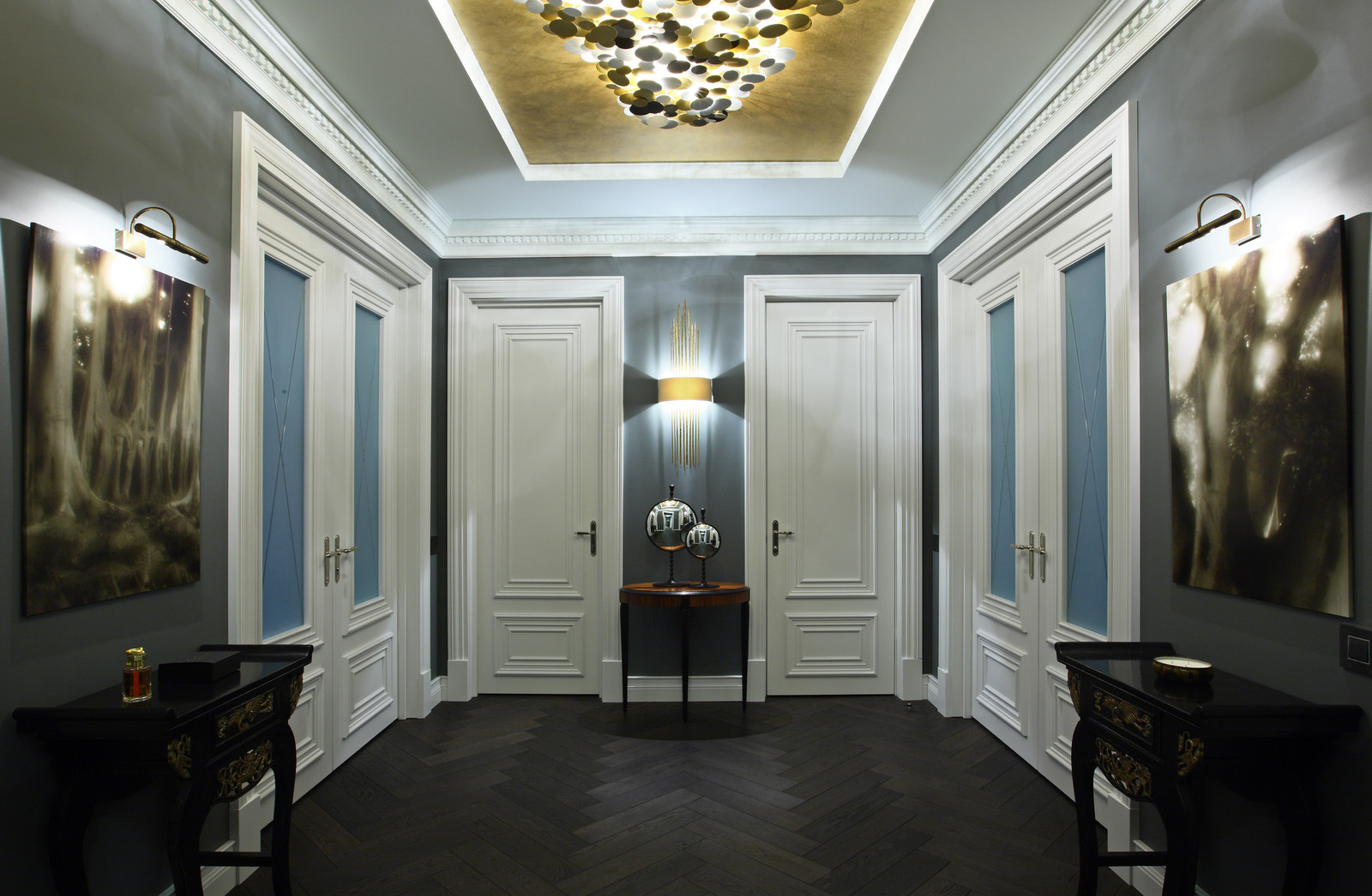 Houzz тур: Интерьер квартиры на Новом Арбате в рамках ар деко