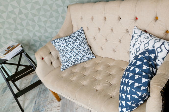 Ткани в интерьерах