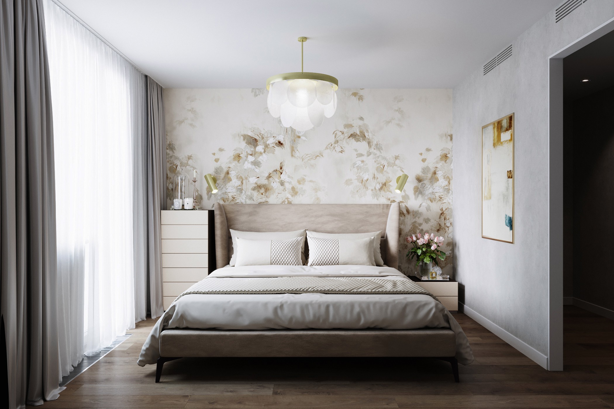 Квартира 108 кв.м. в современном стиле в ЖК Лобачевский.