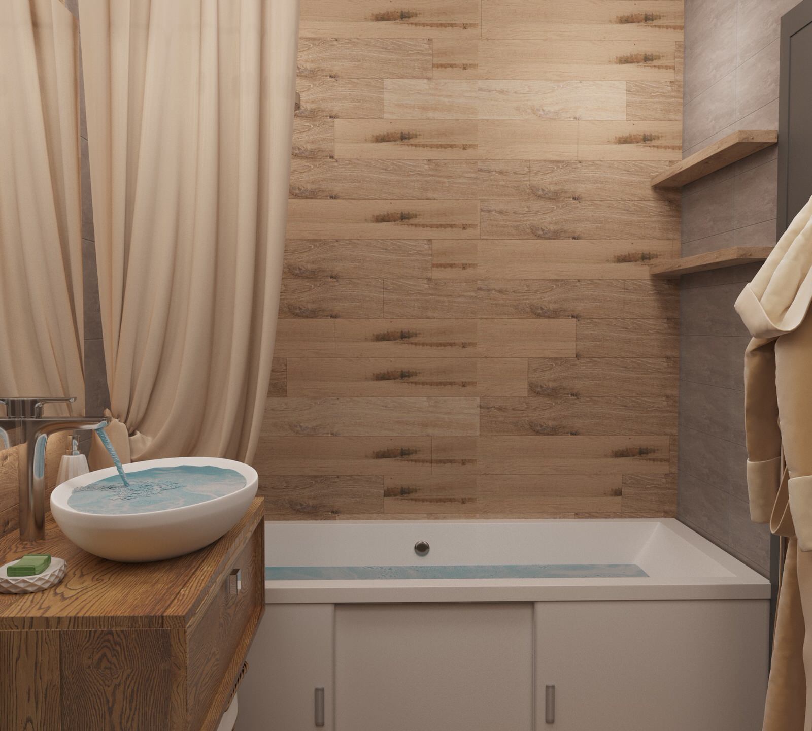 Квартира в стиле эклектики с элементами лофт