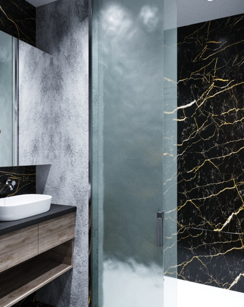 Дизайн-проект трехкомнатной квартиры. 80.38 кв.м