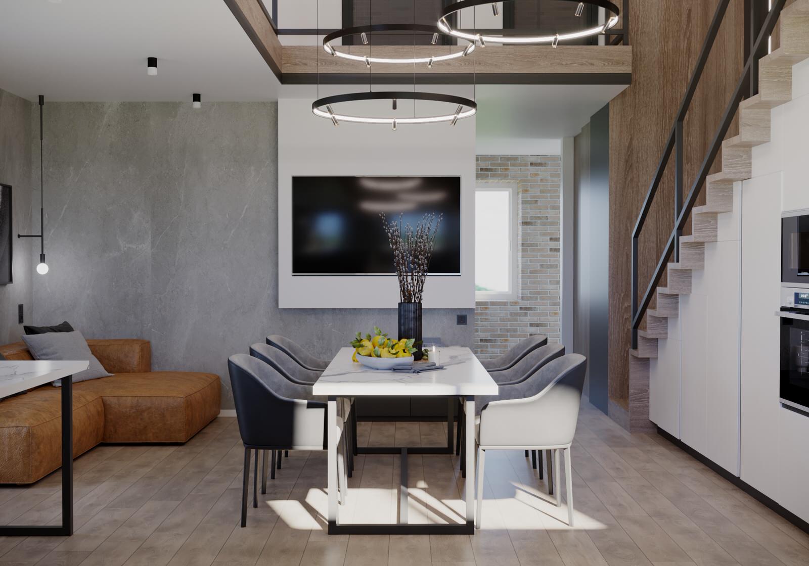 Двухуровневая квартира Лофт