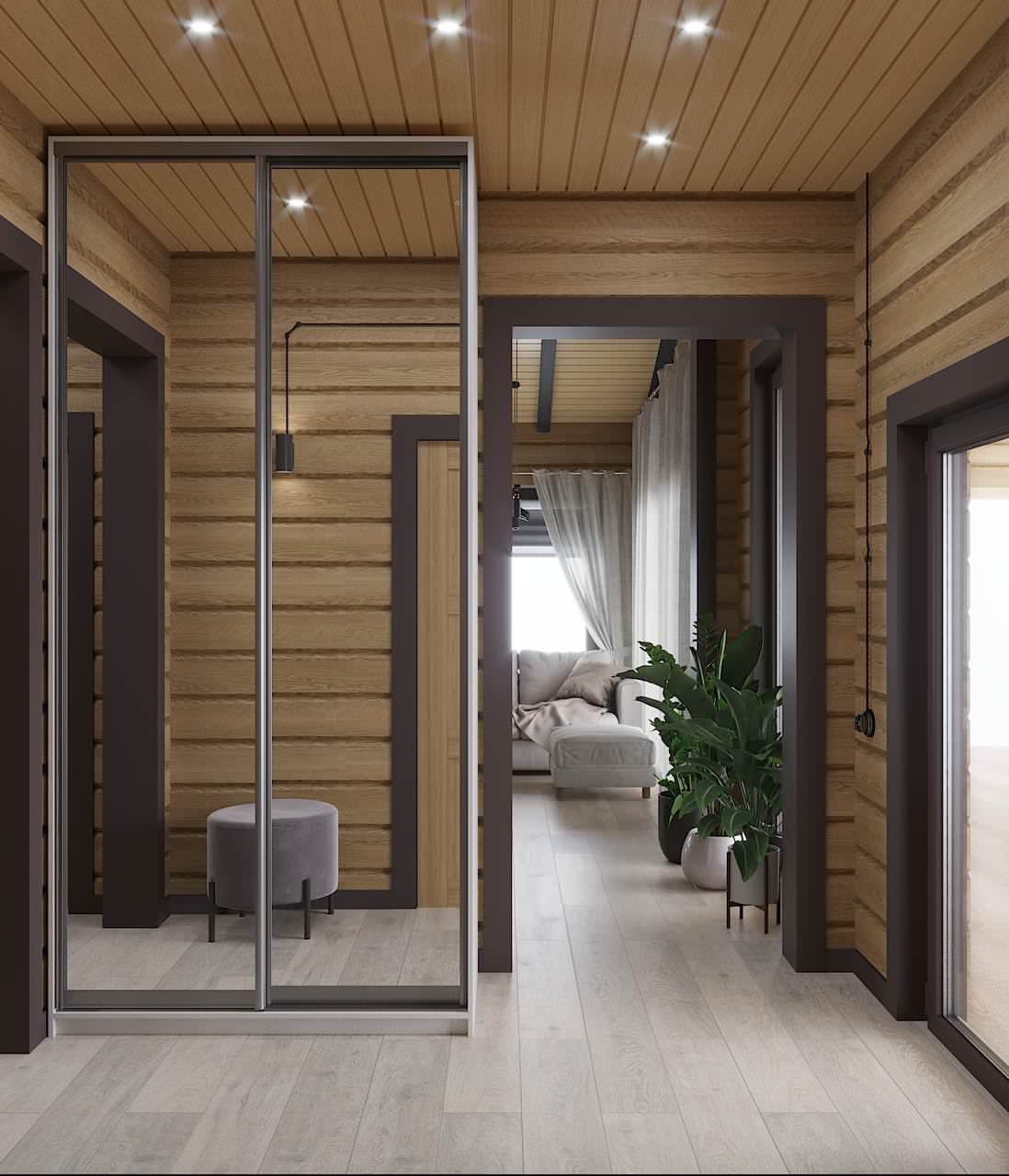 Дизайн проект дома бани