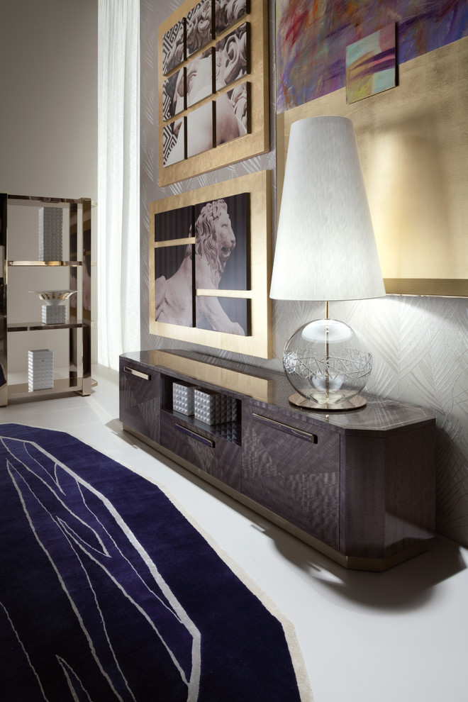 INFINITY Тумба, лампа, панно