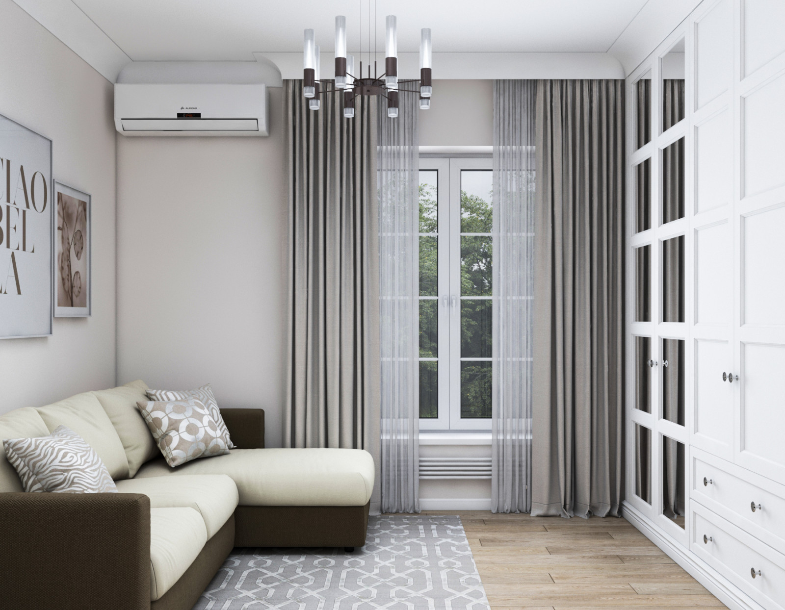 Готовый интерьер в частном доме г. Волгоград (Дизайн-проект)