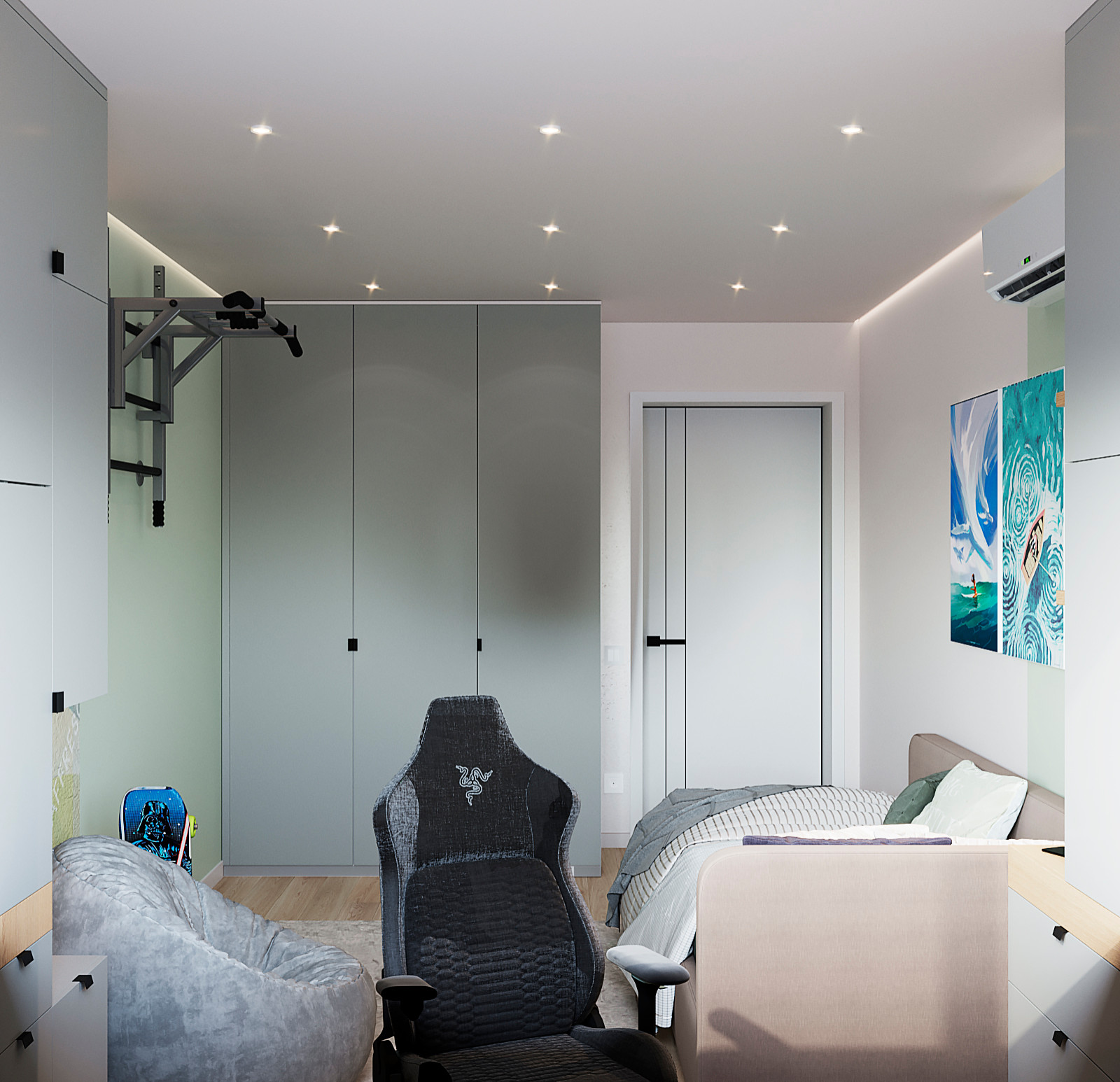 Квартира ул. Энтузиастов, г. Саратов, 2024г (спальня, дет-я девочки, дет-я мал)