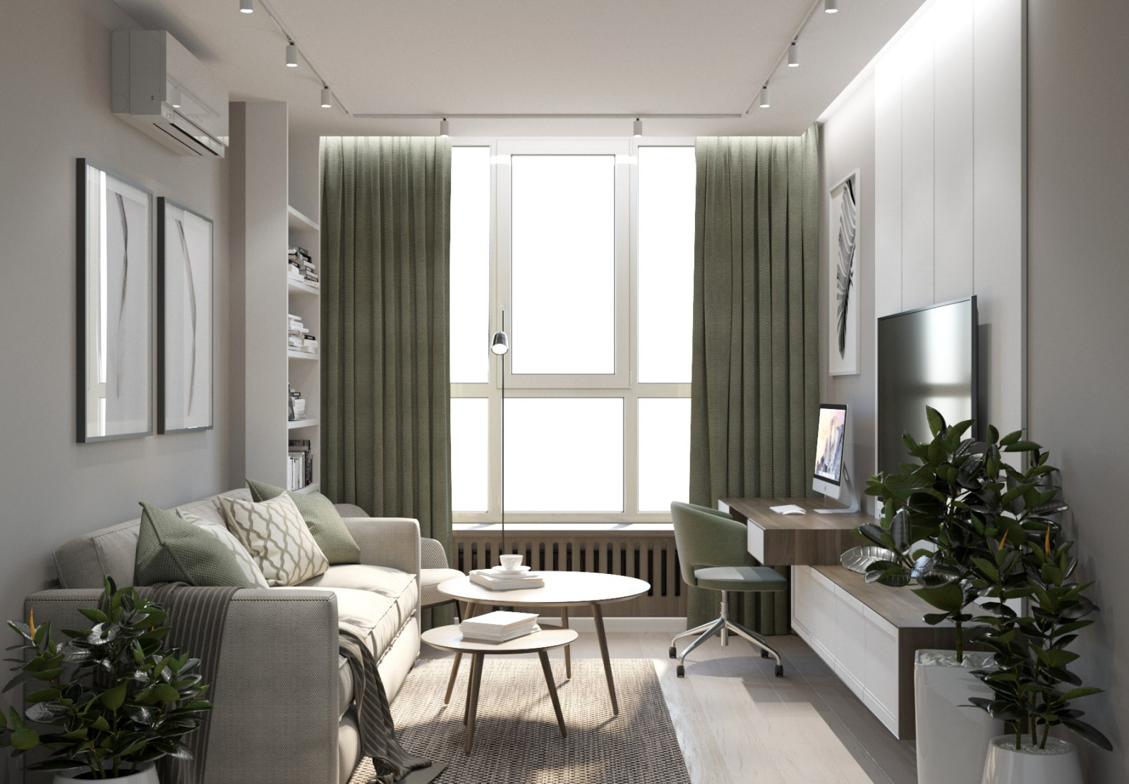 ЖК Артисан, 3 комнаты, 75 м²