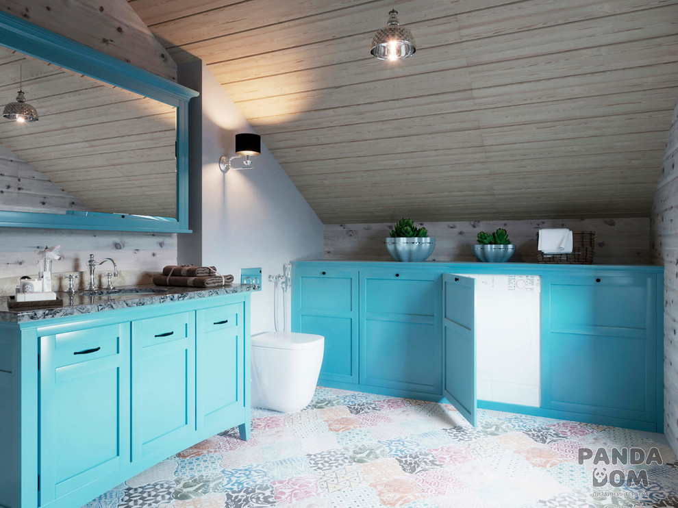 Деревянный дом в стиле кантри