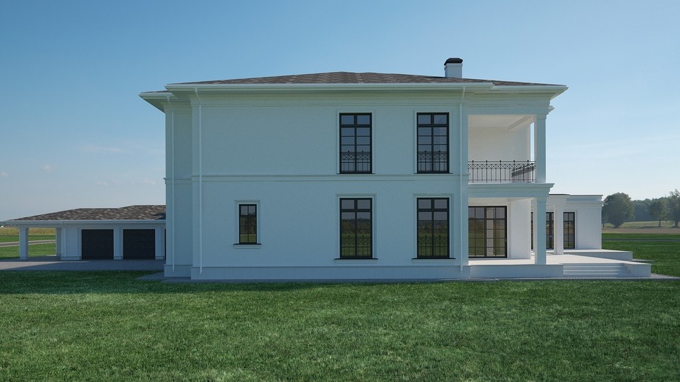 Коттедж в Подмосковье "White house"