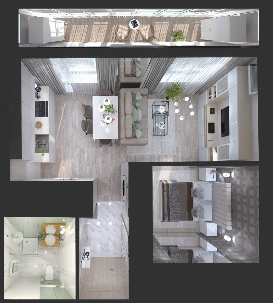 Обложка проекта: Квартира для родителей  ул. Перелета