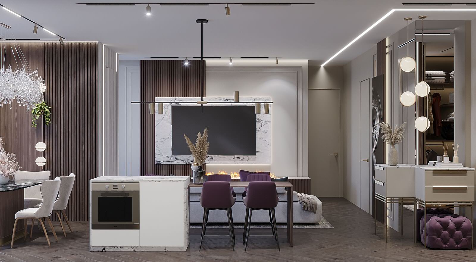 Дизайн проект ЖК RiverSky в г.Москва