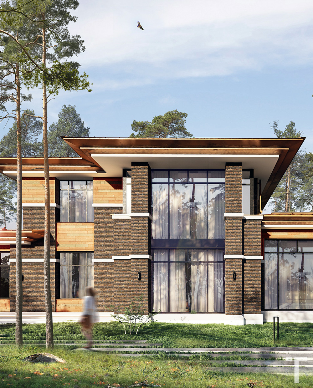 Обложка проекта: Дом в стиле Прерий