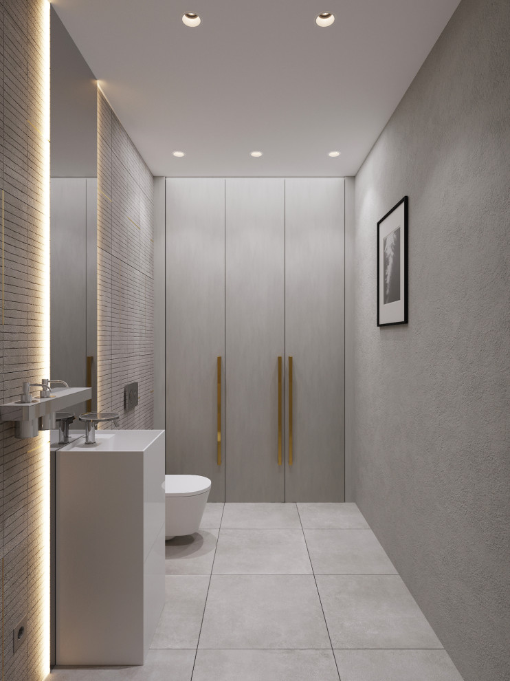 Гостевой санузел в современном стиле