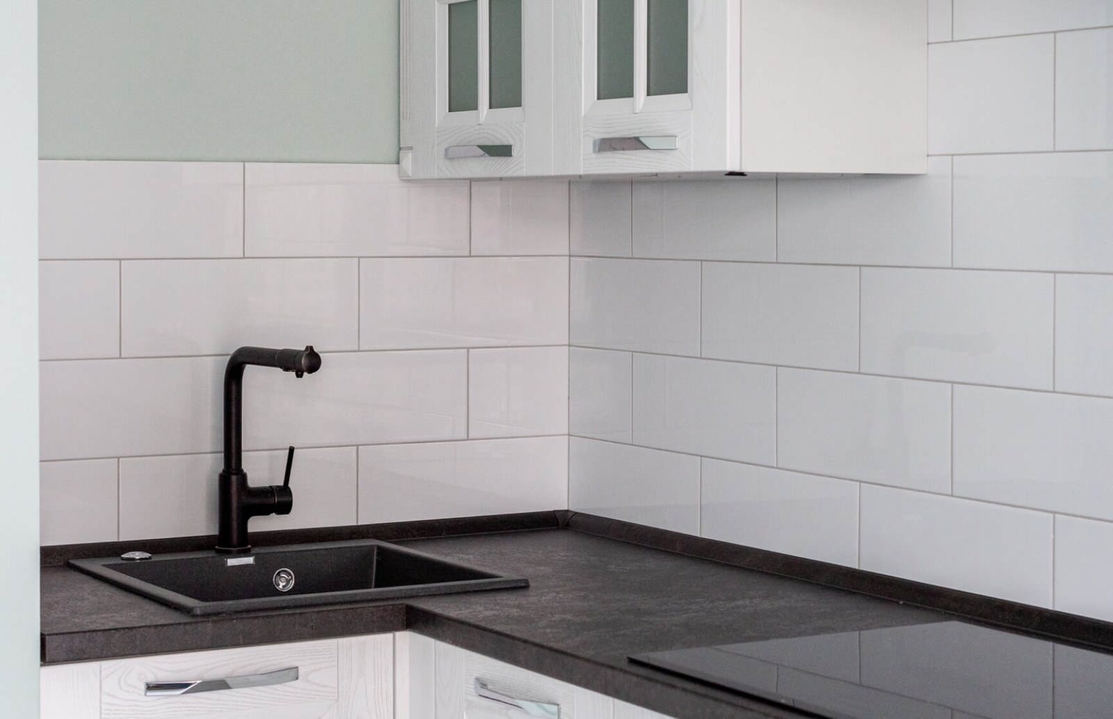 Кухня Кантри в белом цвете