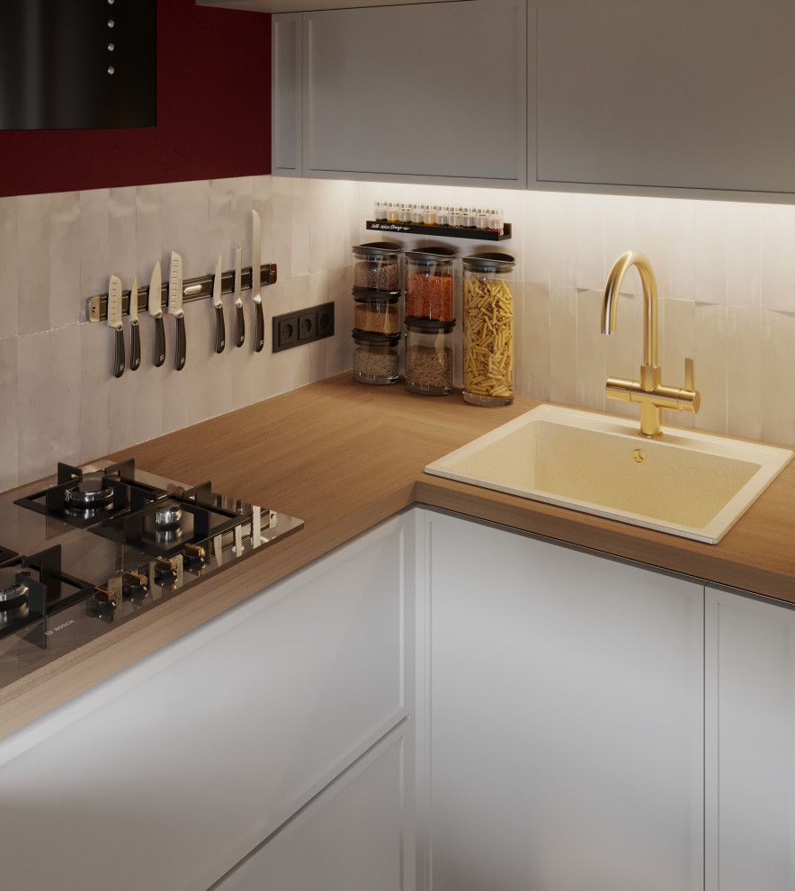 Яркая хрущёвка 45 кв.м для молодой пары