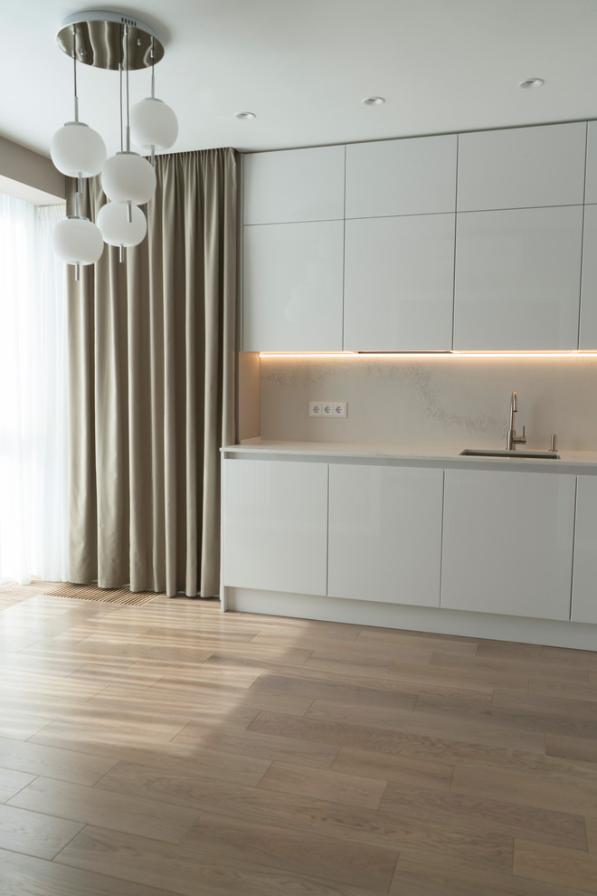 Современный интерьер в пастельных тонах