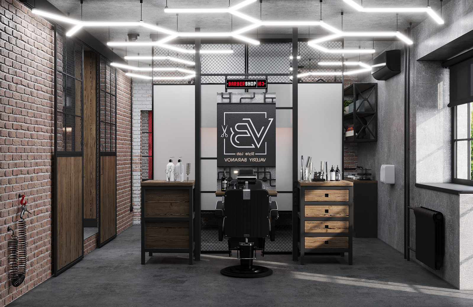 Дизайн барбершопа