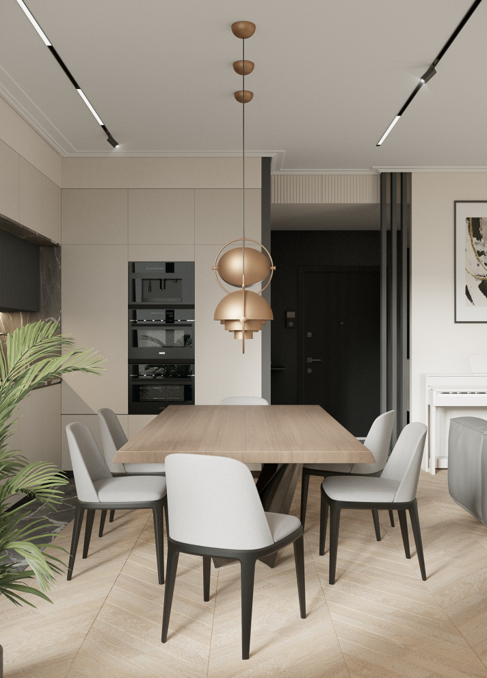 Современная кухня-гостиная