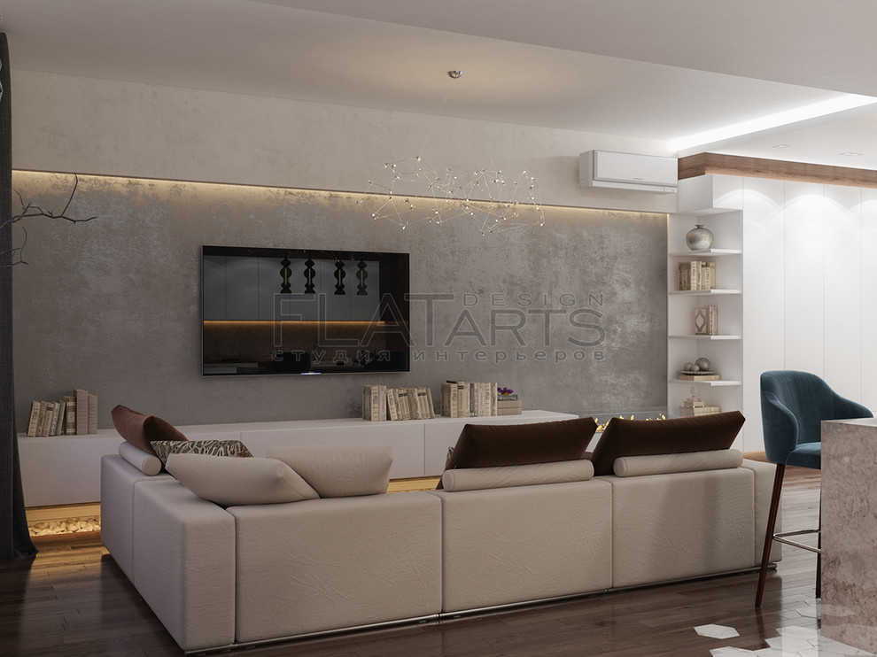 Дизайн 2-ной кв. 120кв.м. Современный стиль