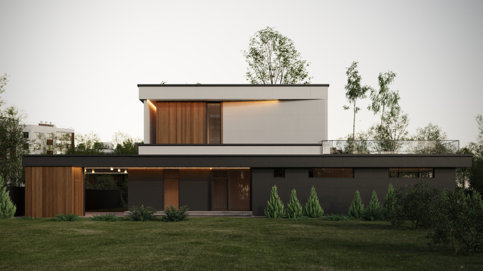 Проект коттеджа на берегу Москва-реки