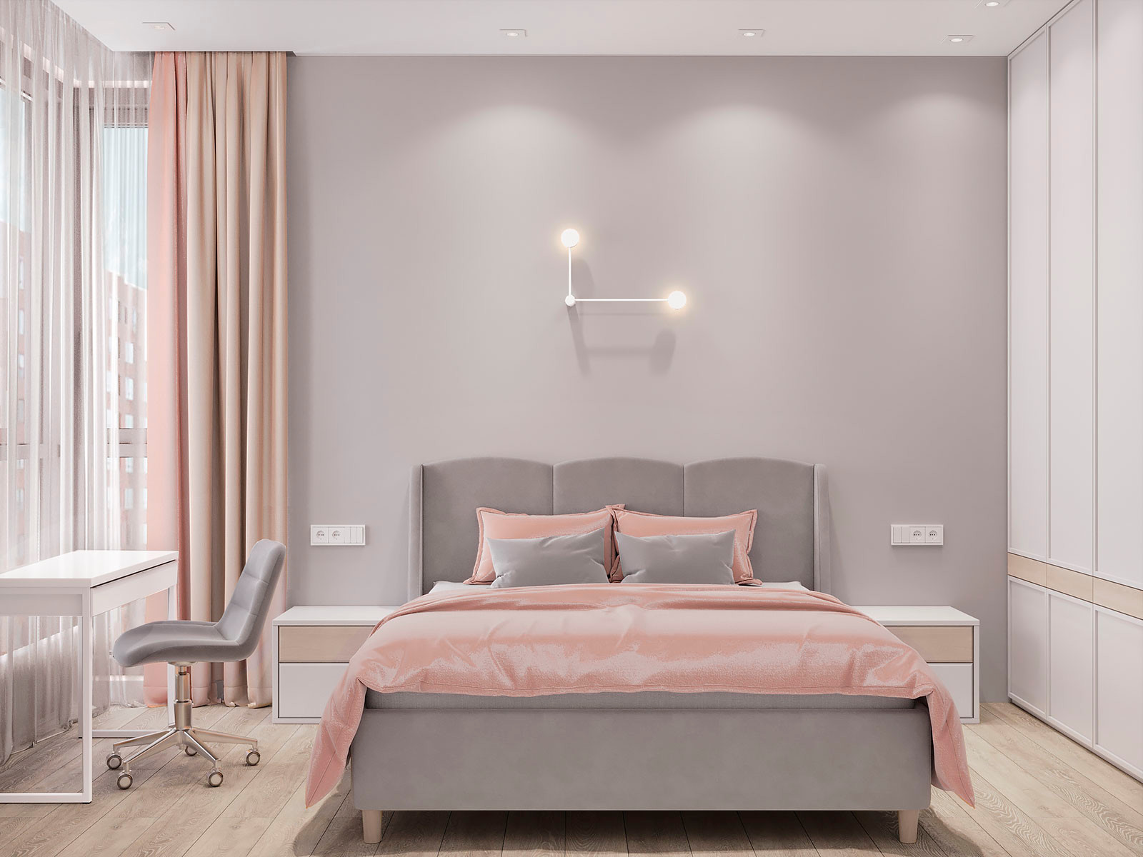 Проект "Персиковый минимализм"