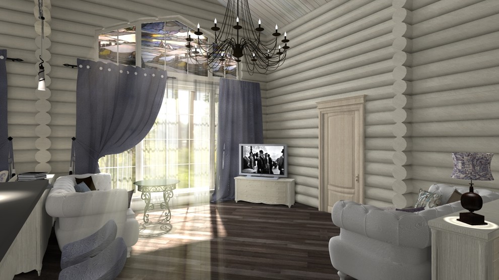 ДЕРЕВЯННЫЙ ДОМ В СОСНОВОМ БОРУ