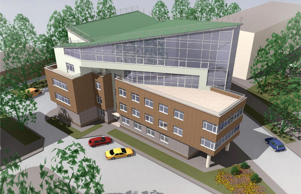 Обложка проекта: Административно-бытовой корпус Ростовских городских электрических сетей