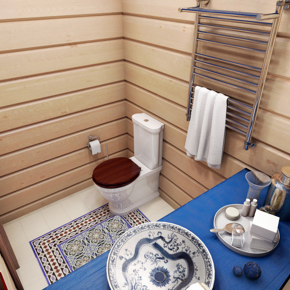 Двухэтажная срубовая баня пос. Мехзавод