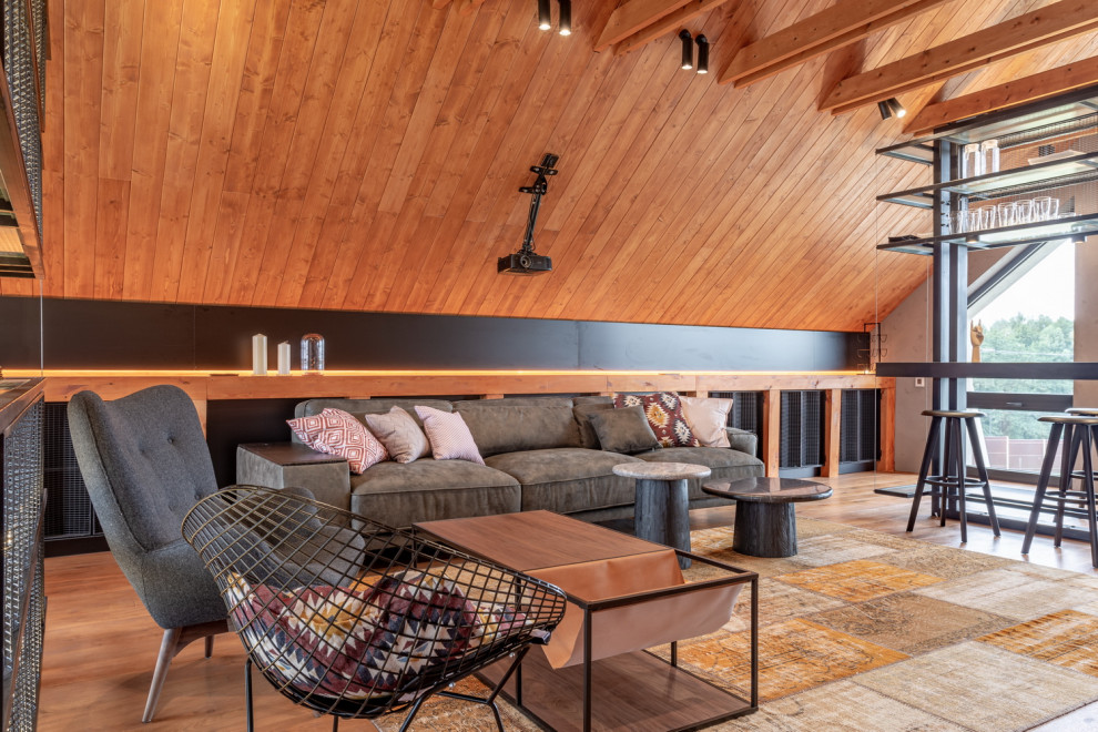 Лофт с сетчатым баром