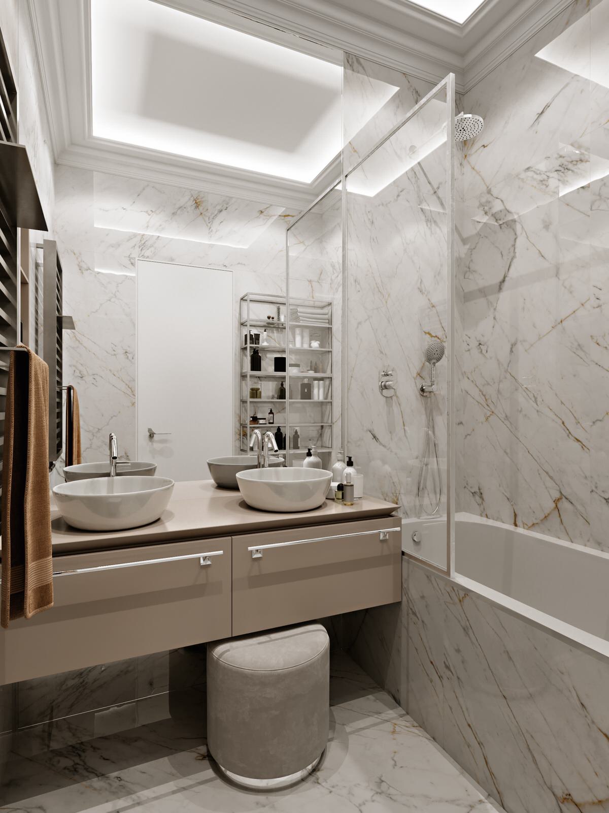 Интерьер квартиры в ЖК Символ 100м2