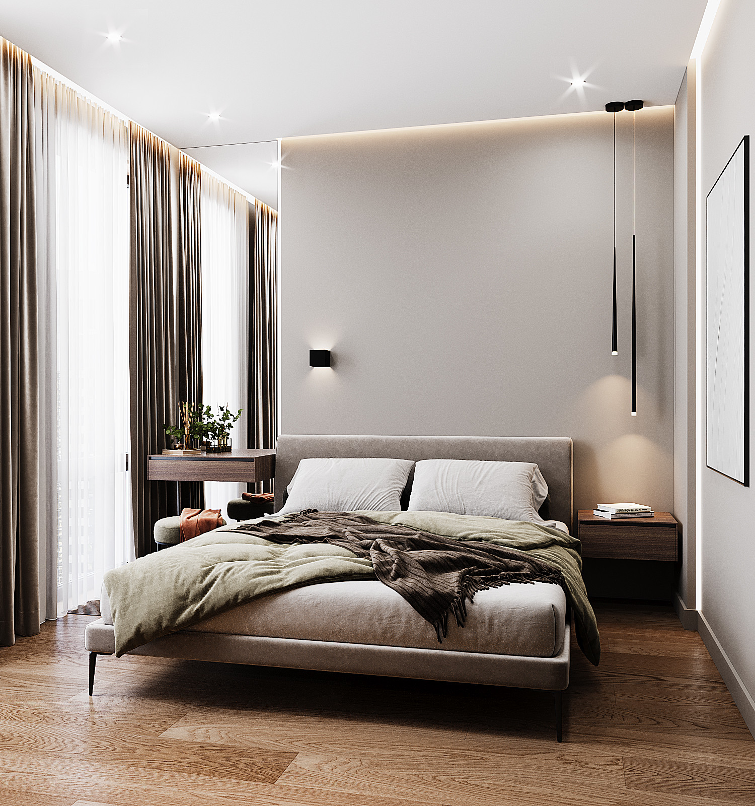 ЖК LEVEL Нагатинский, 1-к квартира 45 кв.м