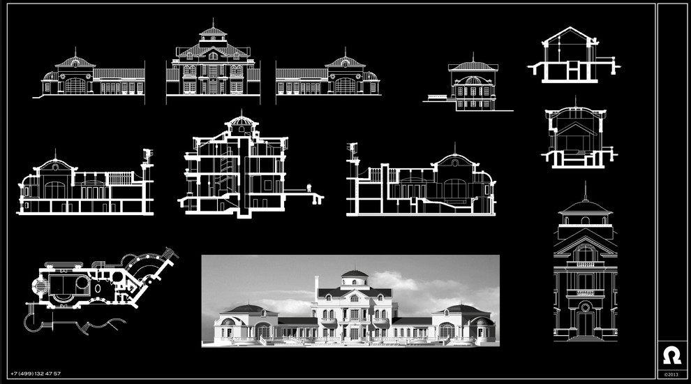 Обложка проекта: Classic villa in Moscow region