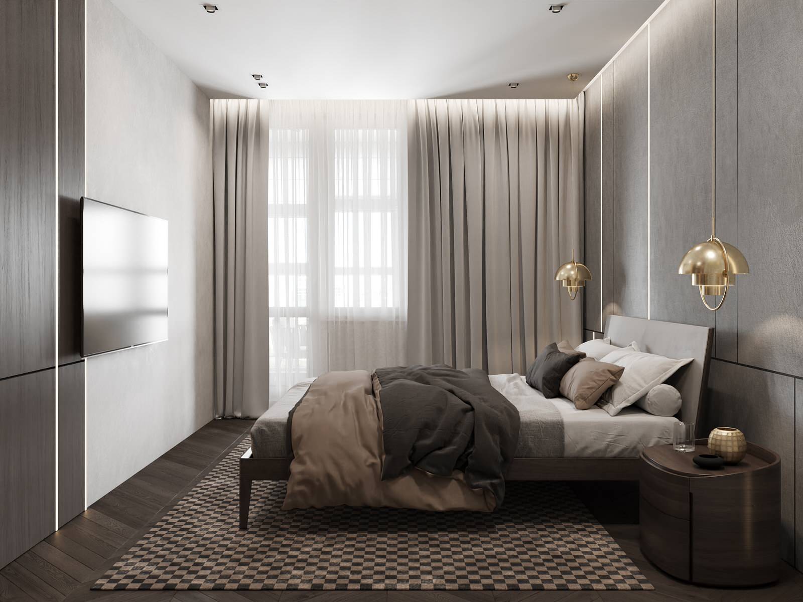 Дизайн четырёхкомнатной квартиры в ЖК "Наследие" | Москва | Россия |