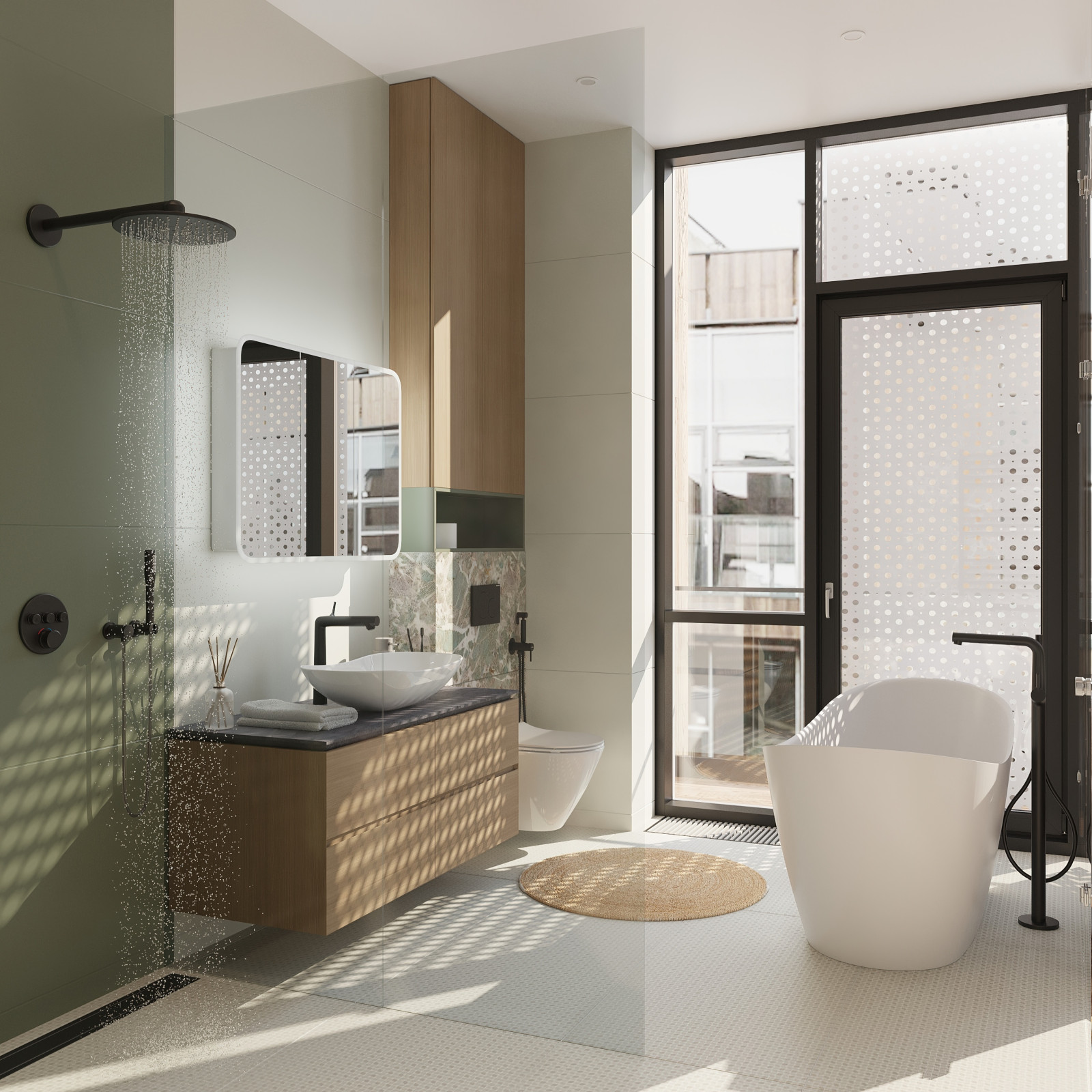 Ванная комната хозяйки