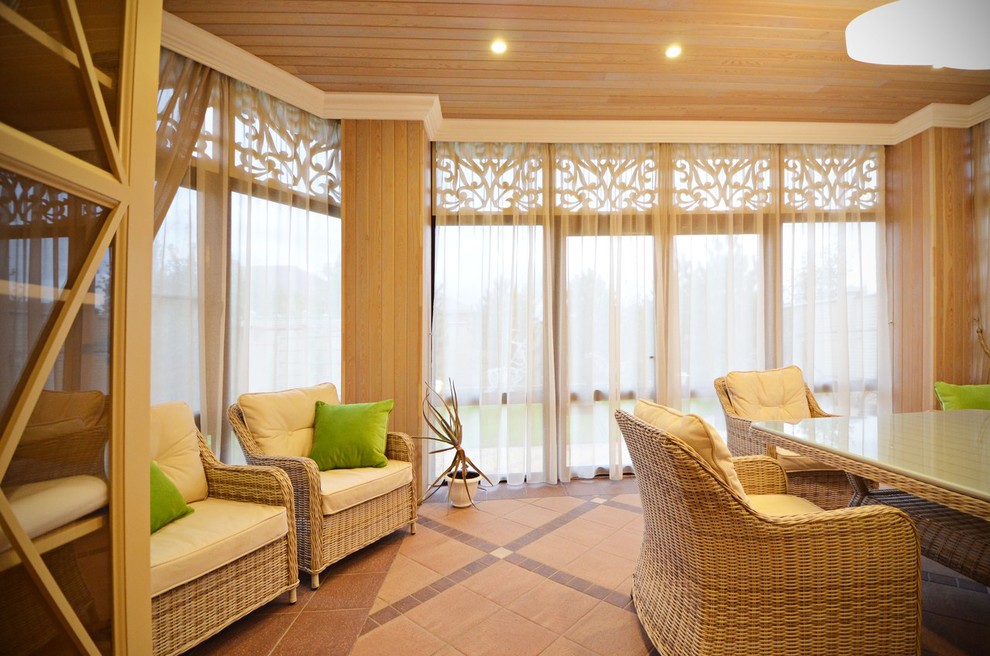 Интерьер летней веранды