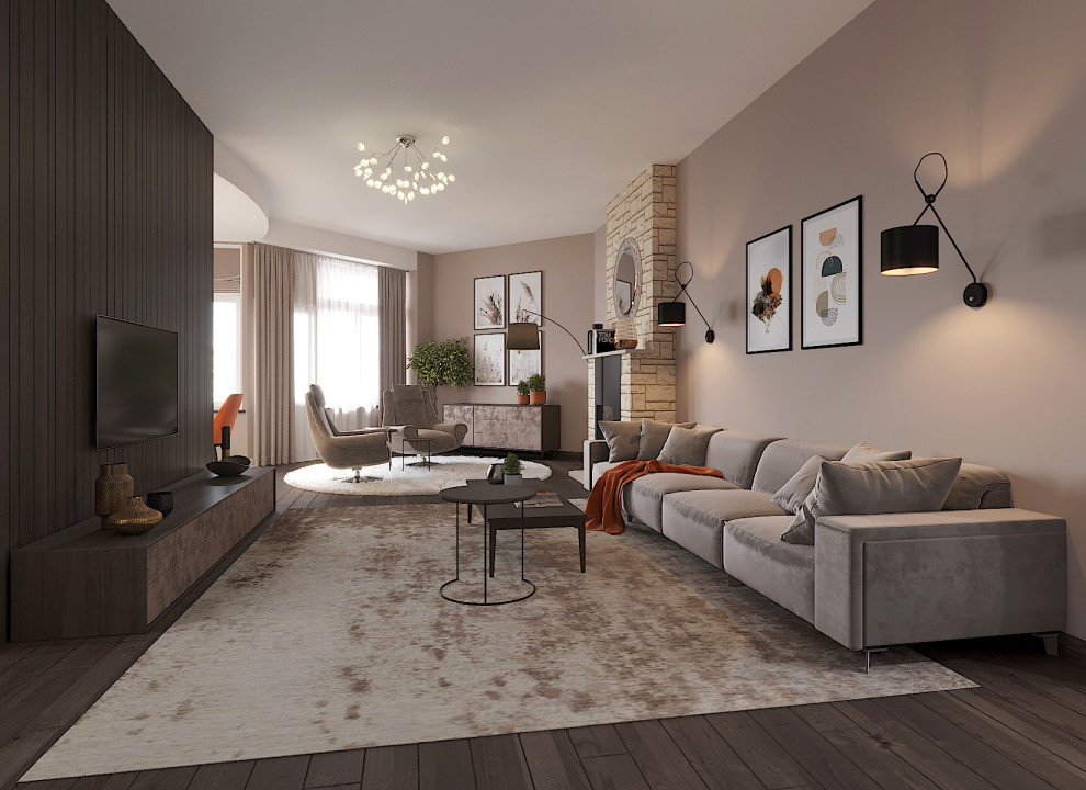 Обложка проекта: Квартира в современном стиле на Рублевском шоссе