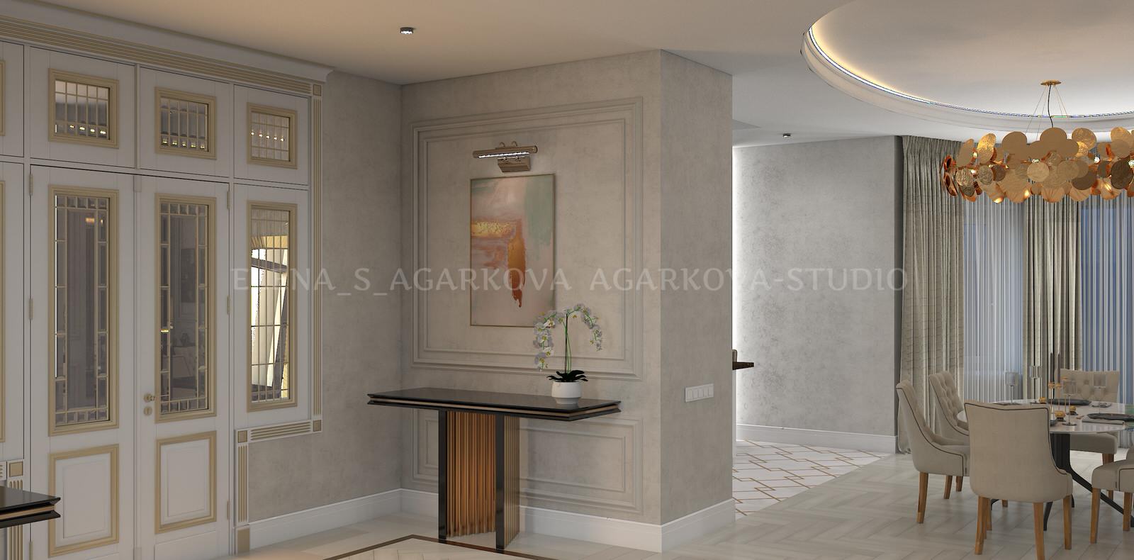 Дом в нюдовых тонах