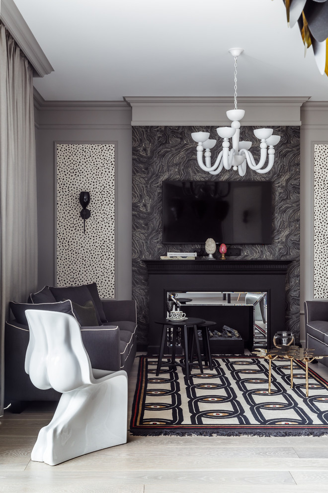 Интерьер таунхауса в монохромной гамме (г.Краснодар)