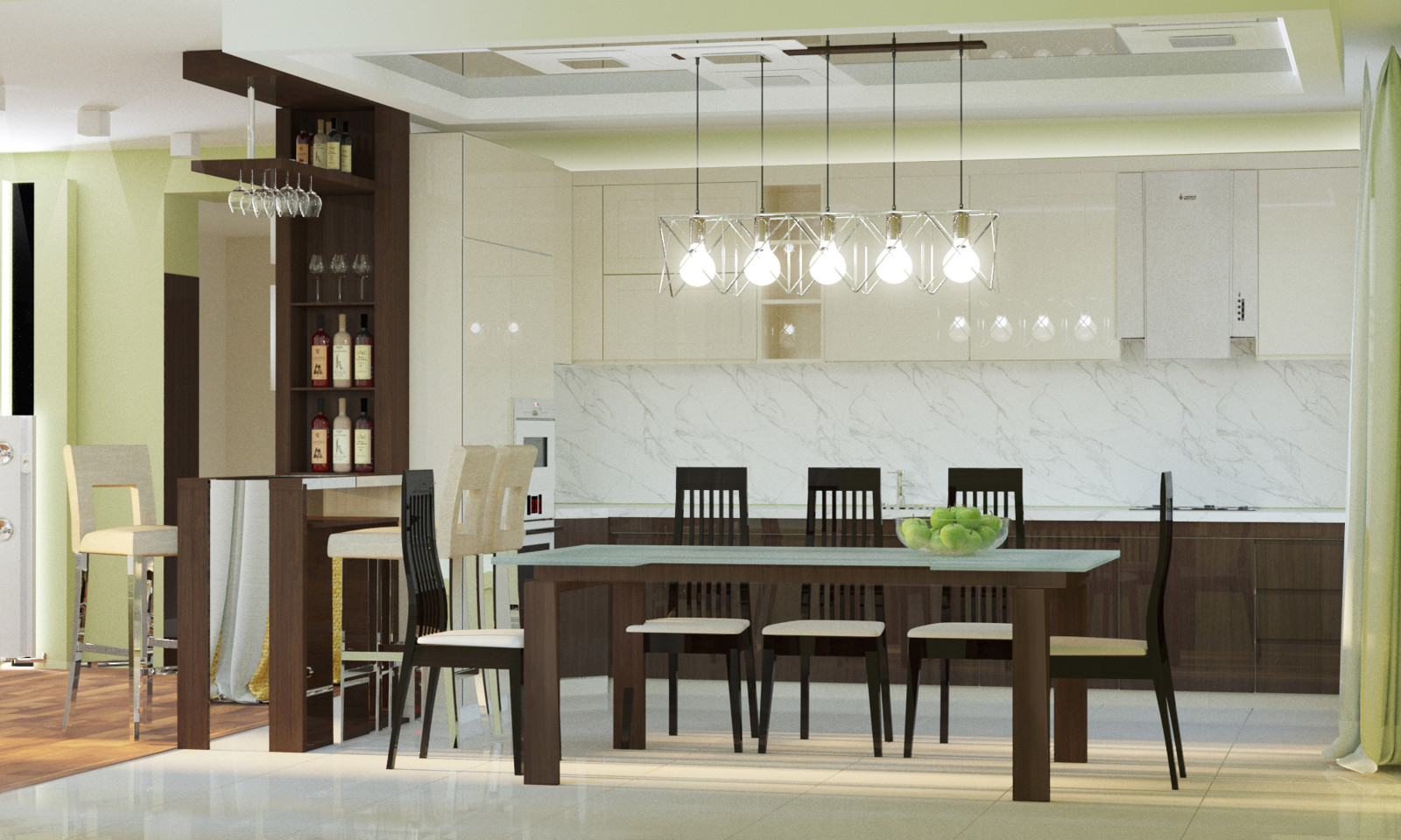 Дизайн-проект коттеджа площадью 250 кв.м